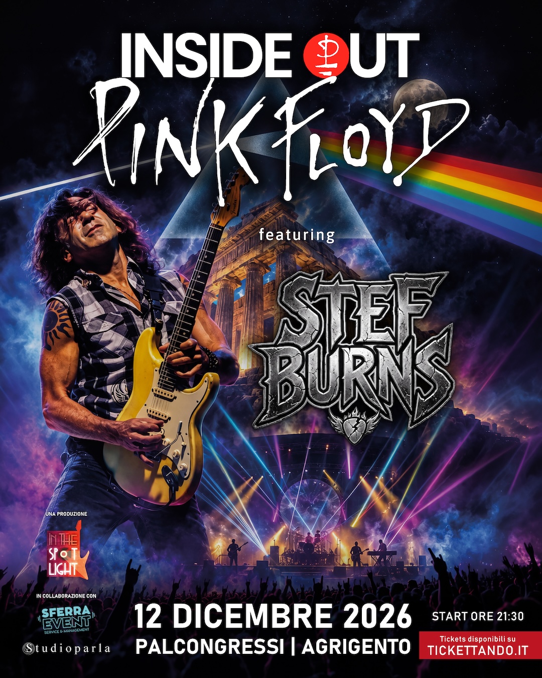 Inside Out Pink Floyd Laser Show featuring Stef Burns